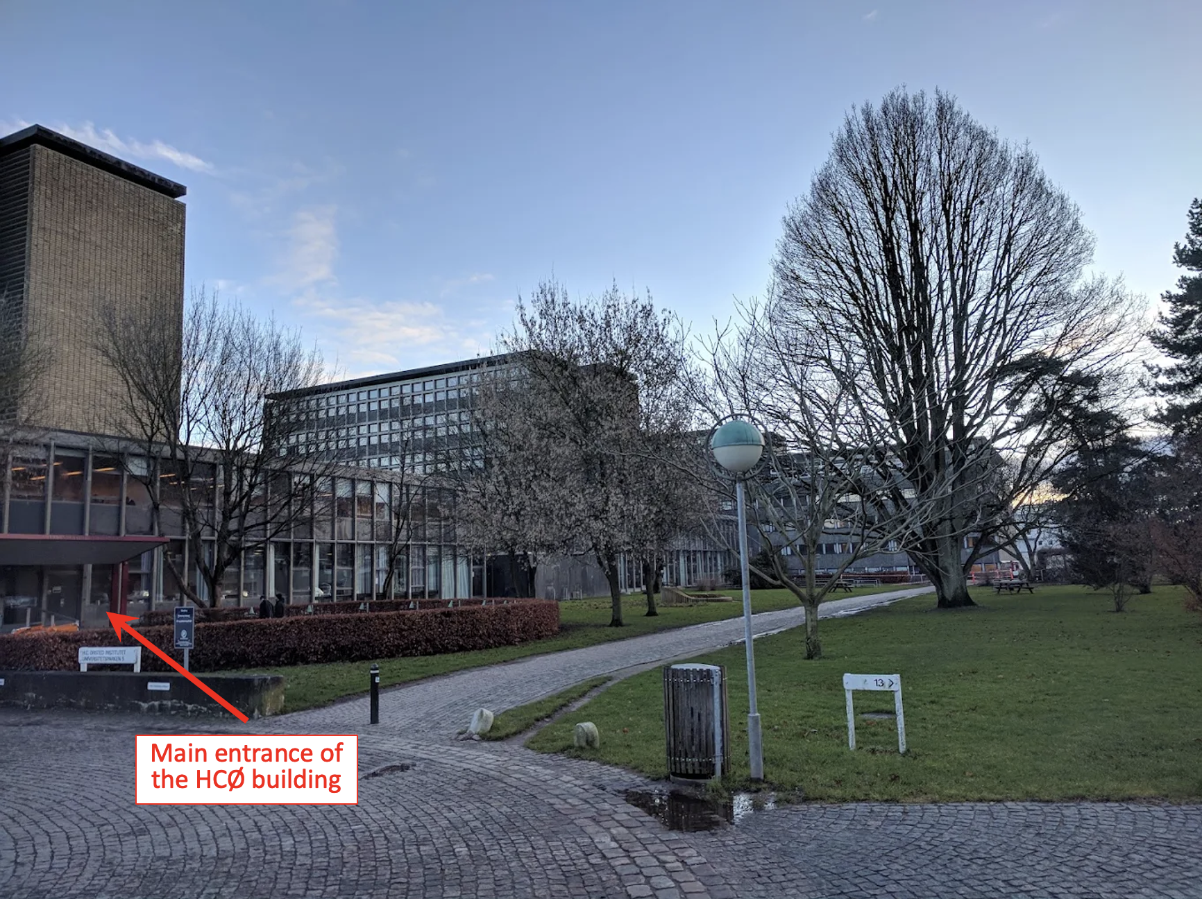 H. C. Ørsted Institute building exterior